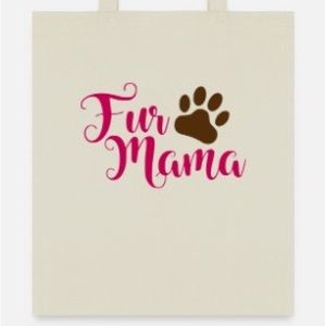 Fur mama tote bag